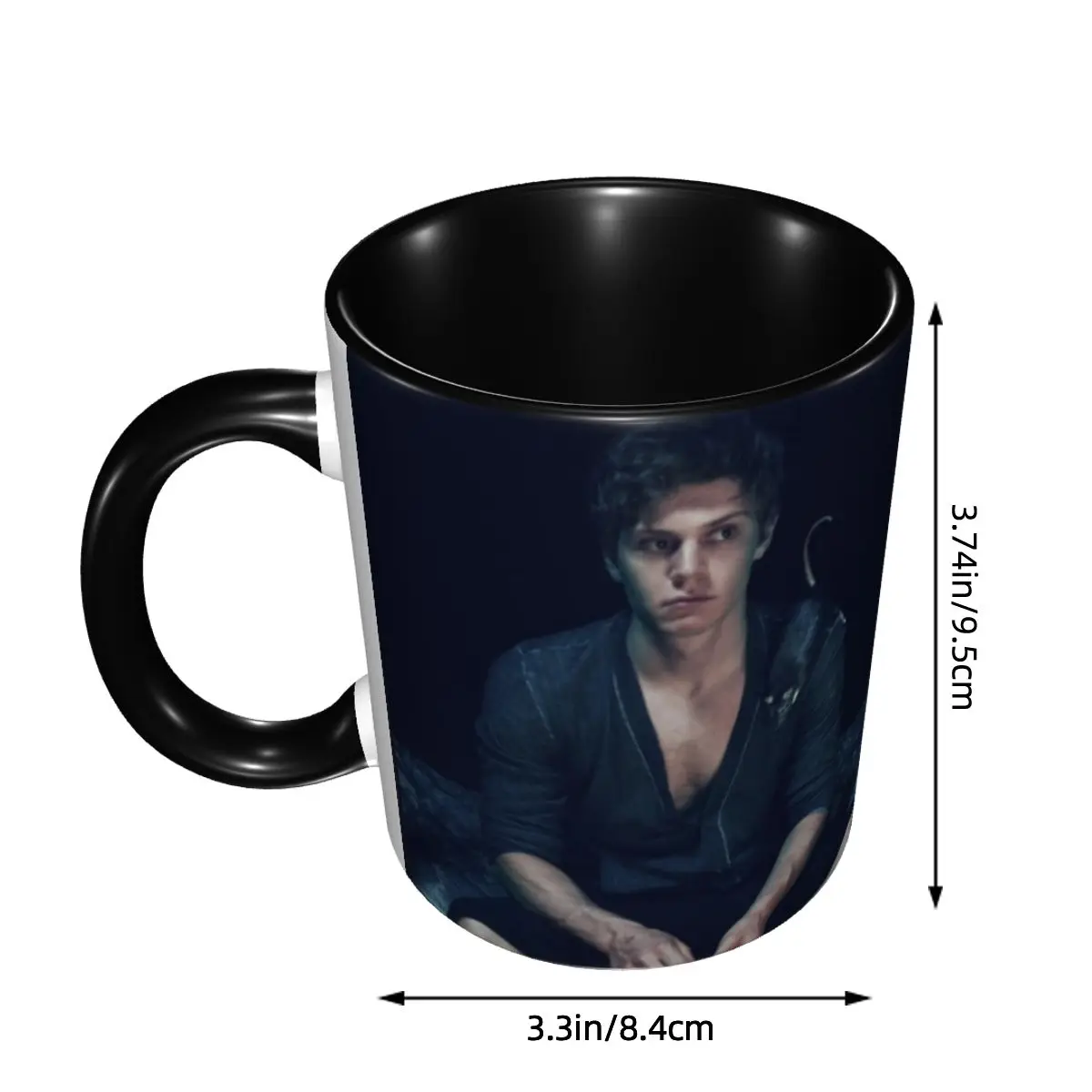 Evan Peters Coffee Mugs DIY Customized Actor Star Movie Ceramic Mug Creative Present