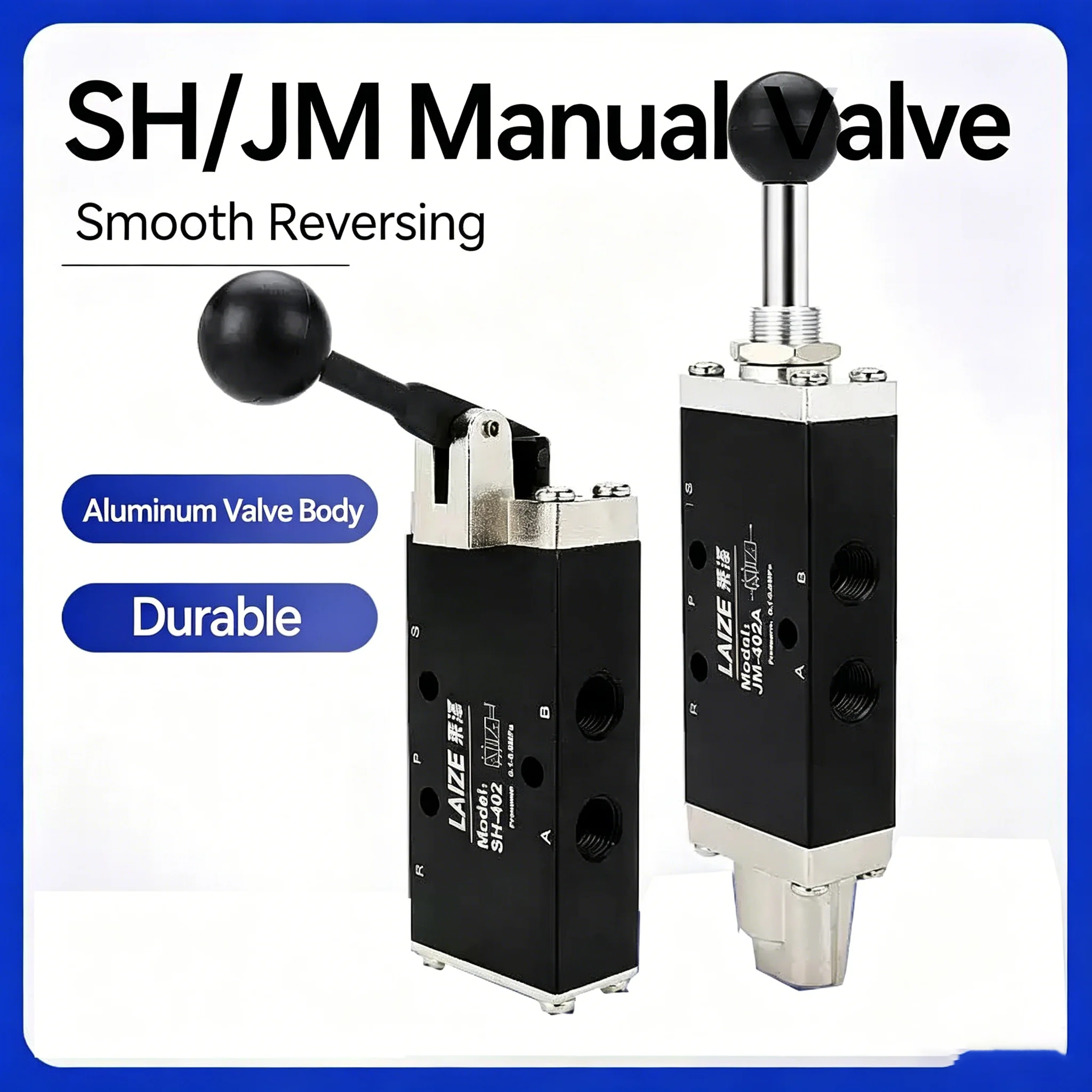 SH402A Hand Valve Plate Control  JM Hand Valve 403A Pneumatic Reversing  Switch Manual Two-position Five-way