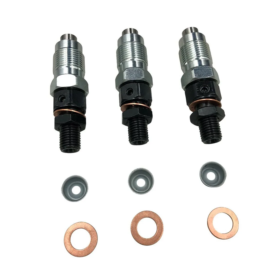 3PCS Fuel Injectors H1600-53000 16001-53002 16001-53000 For Kubota D722 D782 D902 Z402 Z482 Z602 Engine G2160 G1800