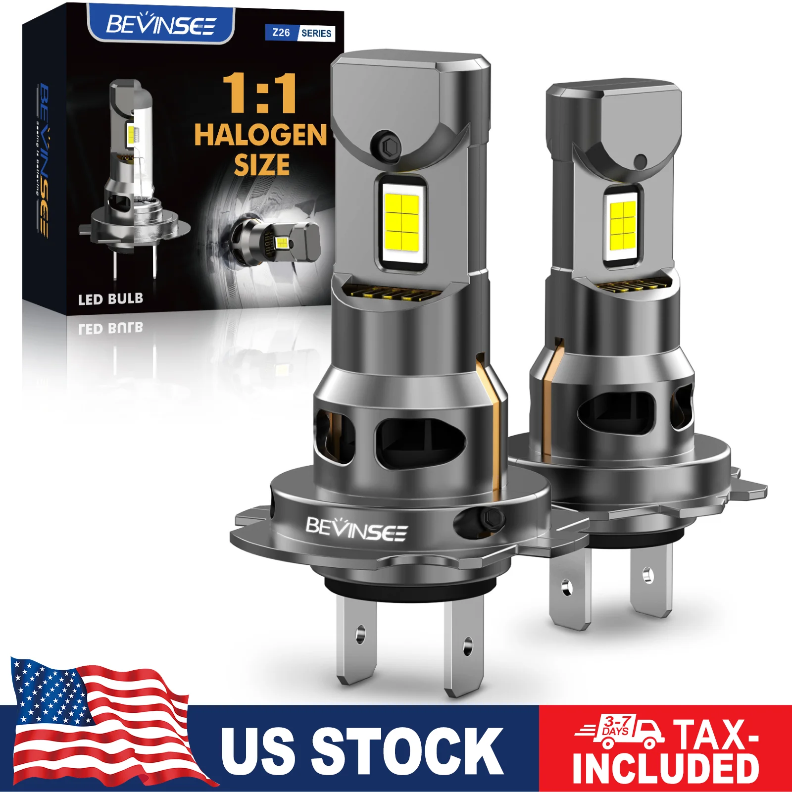 

BEVINSEE H7 H4 H1 LED Bulbs 9005 HB3 9006 HB4 H11 H27 LED Car Fog Lamps for Ford Focus MK3 for Toyota Auris for BMW E90 E92 12V