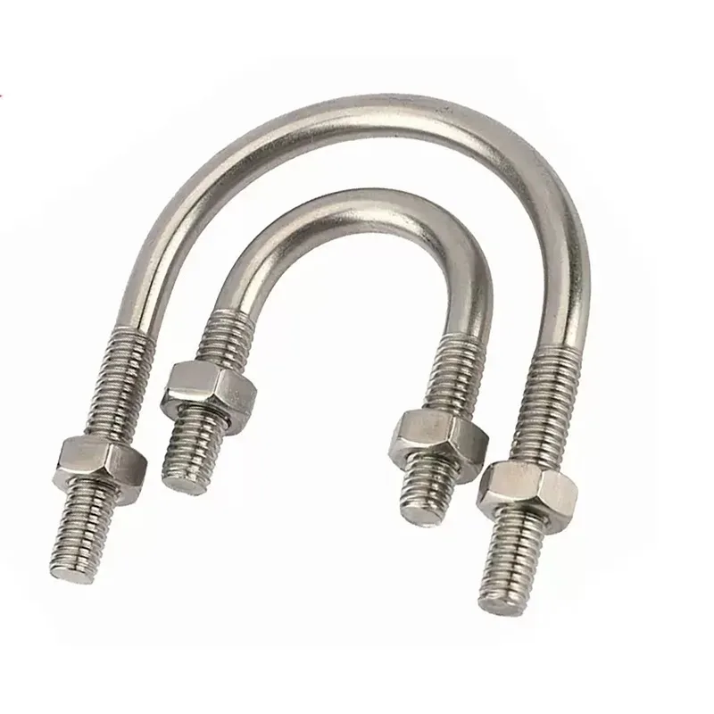 

Heavy Duty 304 Stainless Steel U Bolt Clamp Corrosion Resistant for Industrial Piping and Machinery M6 M8 M10 M12