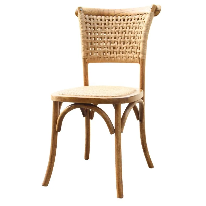 

Special Design Modern Banquet Wood X Cross Back Solid Rattan Dining Crossback Stackable Home Office Wedding Event Chair