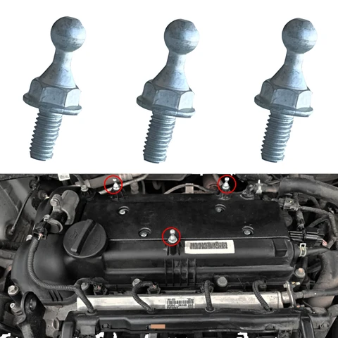 3x монтажный болт крышки двигателя для Hyundai Accent Elantra Genesis Ioniq Kona Sonata Tucson Veloster Venue Creta 292432 B400