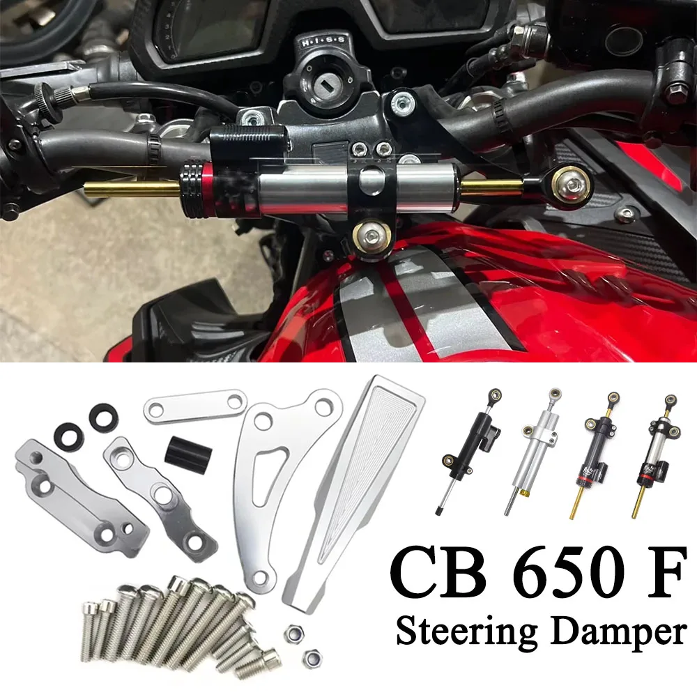 

Steering Damper Mount Bracket Stabilizer Support For Honda CB650F CB 650F CB 650 F 2014-2019 Speed Wobble Safety Accessories