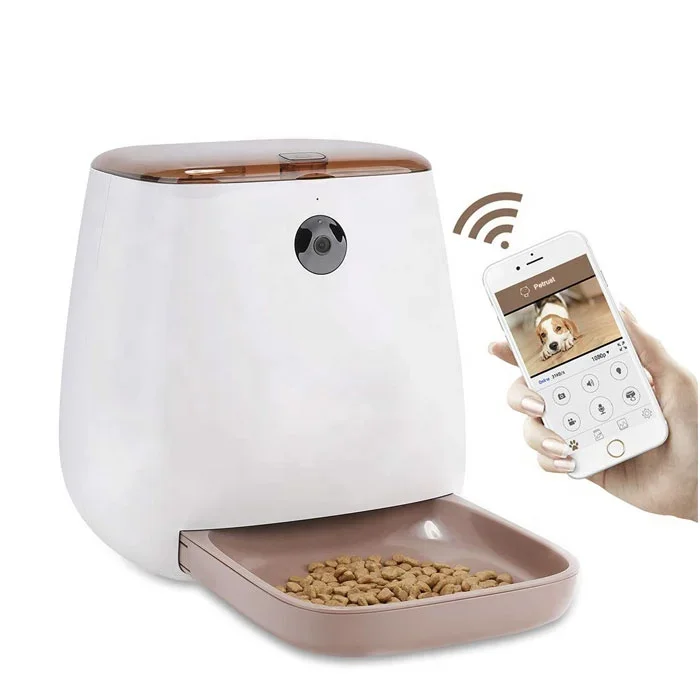 Electronic Intelligent Remote Control Smart Automatic Dog Cat food dispenser wifi auto pet feeder