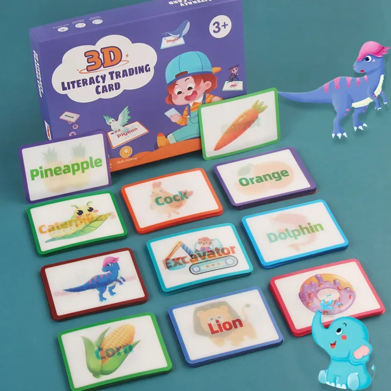 Cognitive Educational Flash Cards Logical Thinking Fun Early Learning Brain Development Game for Toddlers Educational Toys