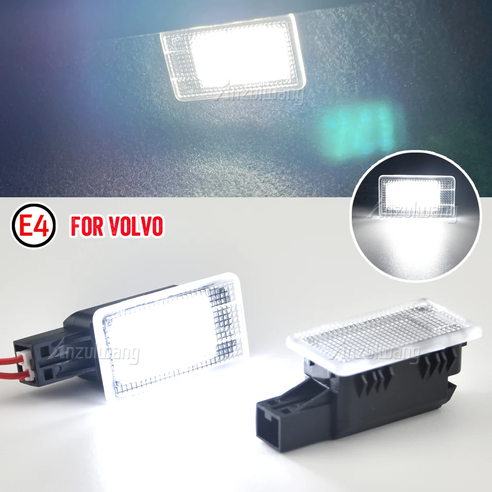 2pcs LED Courtesy Trunk Boot Light Door Lamp For Volvo XC40 XC70 V60 S60 S80 V40 V40CC Footwell Lamps