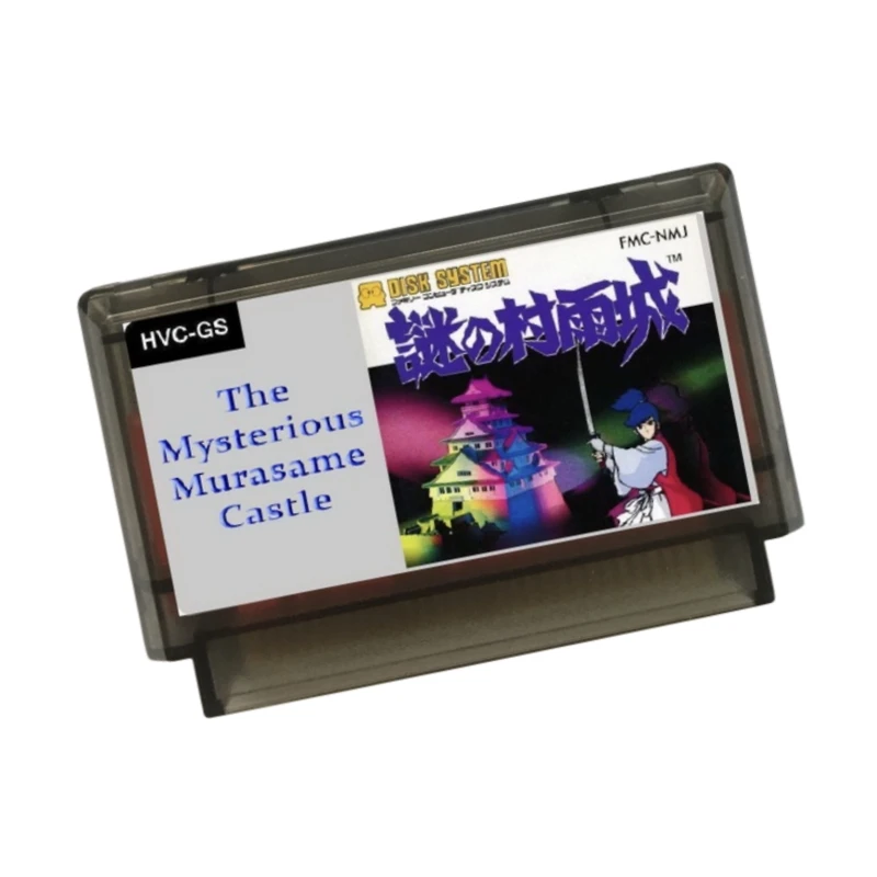 Mysterious Murasame Castle Japanese / English ( FDS Emulated ) 60 Pins Retro Game Cartridge for FC Console 8 Bit Video Game Card