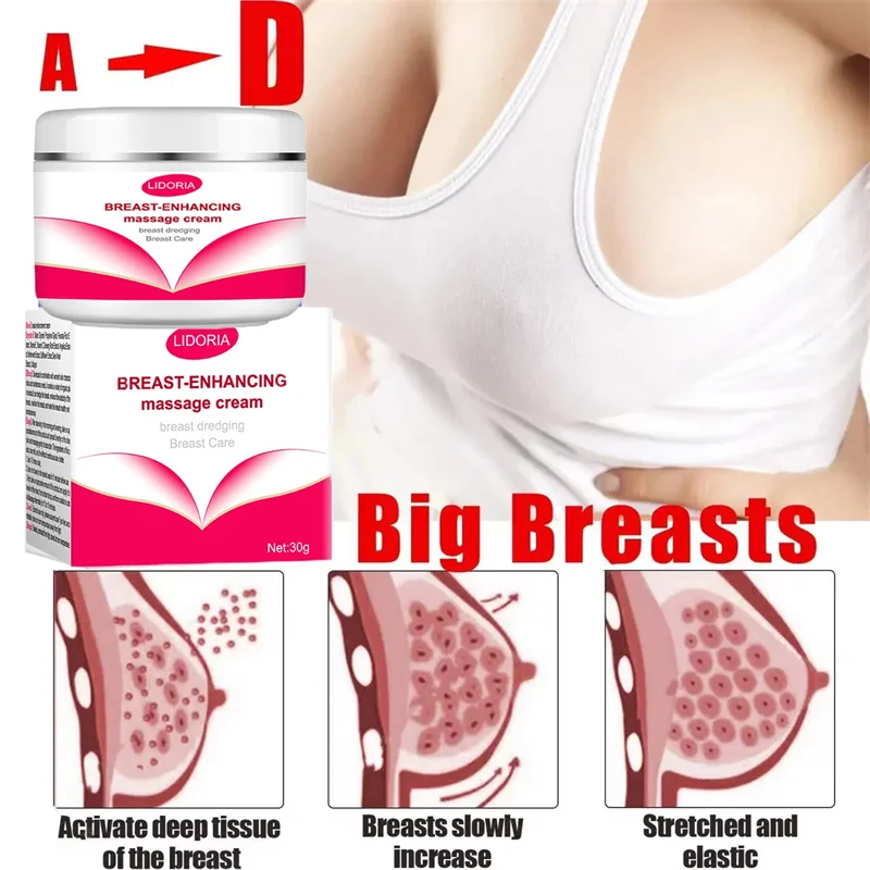 Natural Breast Enlargement Cream Chest Lift Firm Enhancer Care Oil Butt Breast Plump Growth Massage Boobs Bigger Sexy Body Care