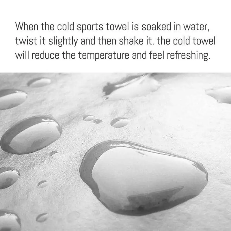 Sports Towel Sweat Rag Breathable Cooling Towel with Storage Box for Yoga, Sport