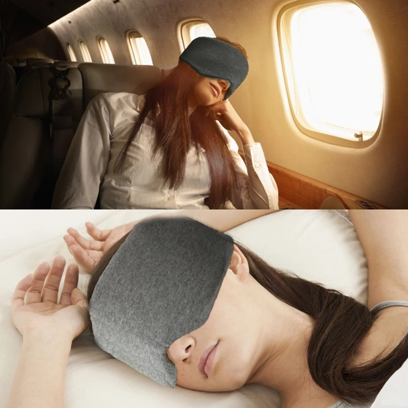 Cotton Sleeping Eye Mask Women Men Eye Cover Shade Patch Breathable Blindfold