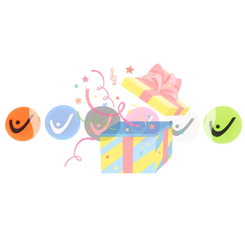 

High Quality Tennis Racket Shock Absorber Vibration Dampeners Anti-vibration Silicone Sports Accessories