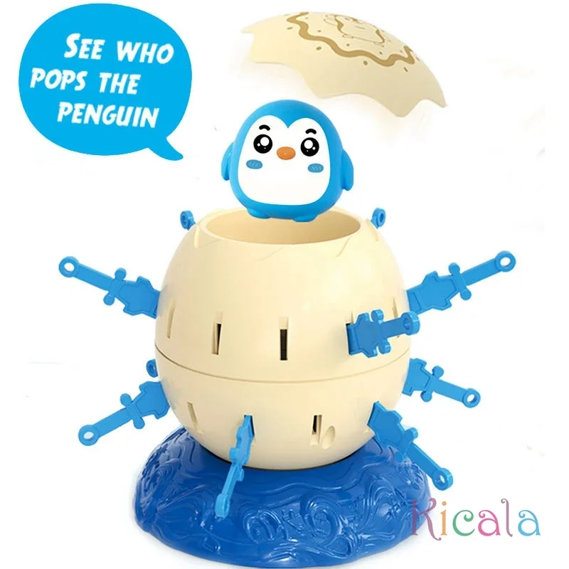 Barils de Pirate pour formation à la réflexion éducative pour enfants, jouets interactifs pingouin, nouveauté, jouets pour fête de vacances
