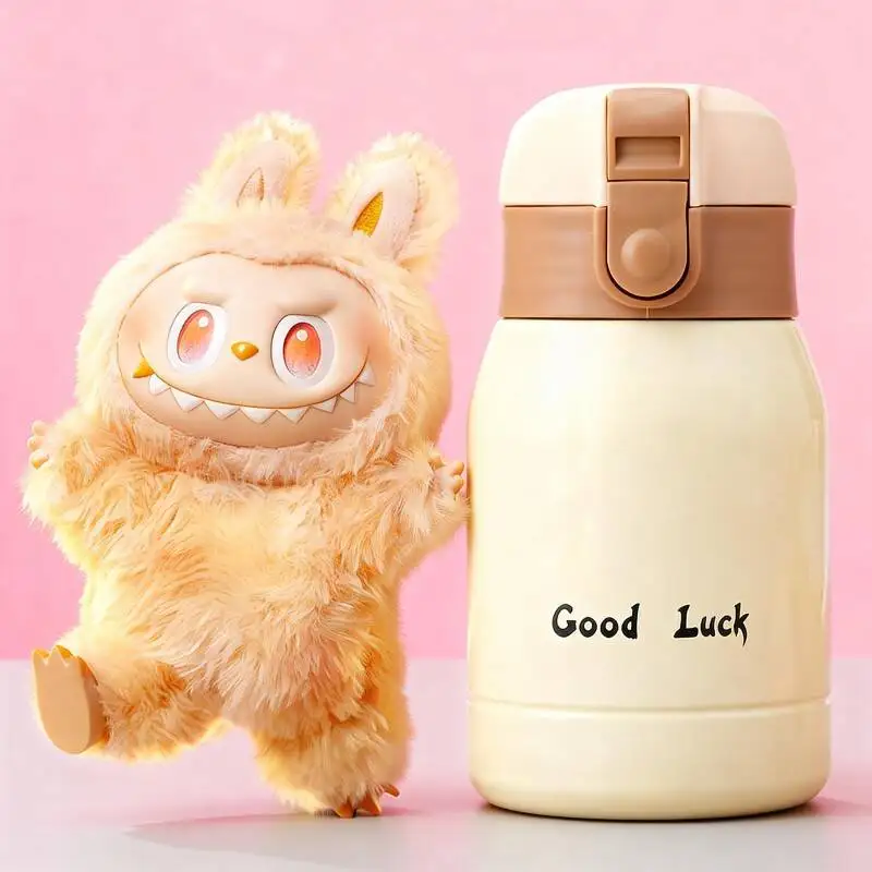 

POP MART THE MONSTERS Forward High Energy Series LABUBU Doll Office Insulated Bottle Warm Keeping Vacuum Cup for Working Hours