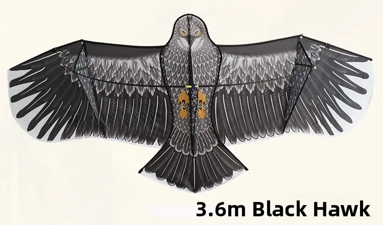 Cometa Tradicional de Weifang con Forma de Águila, Fácil de Volar, Estilo de Dibujos Animados, con Rueda de Línea, Apta para ...