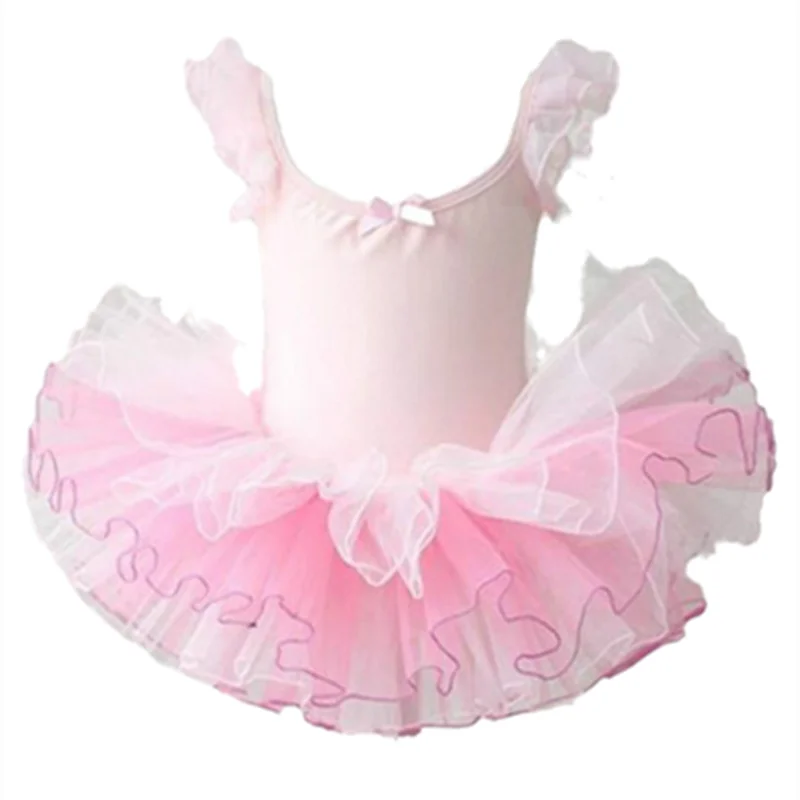 pink/white swan lake ballet costume girls tutu ballerina dress stage cheap ballet dance dress child dancewear leotards for girl