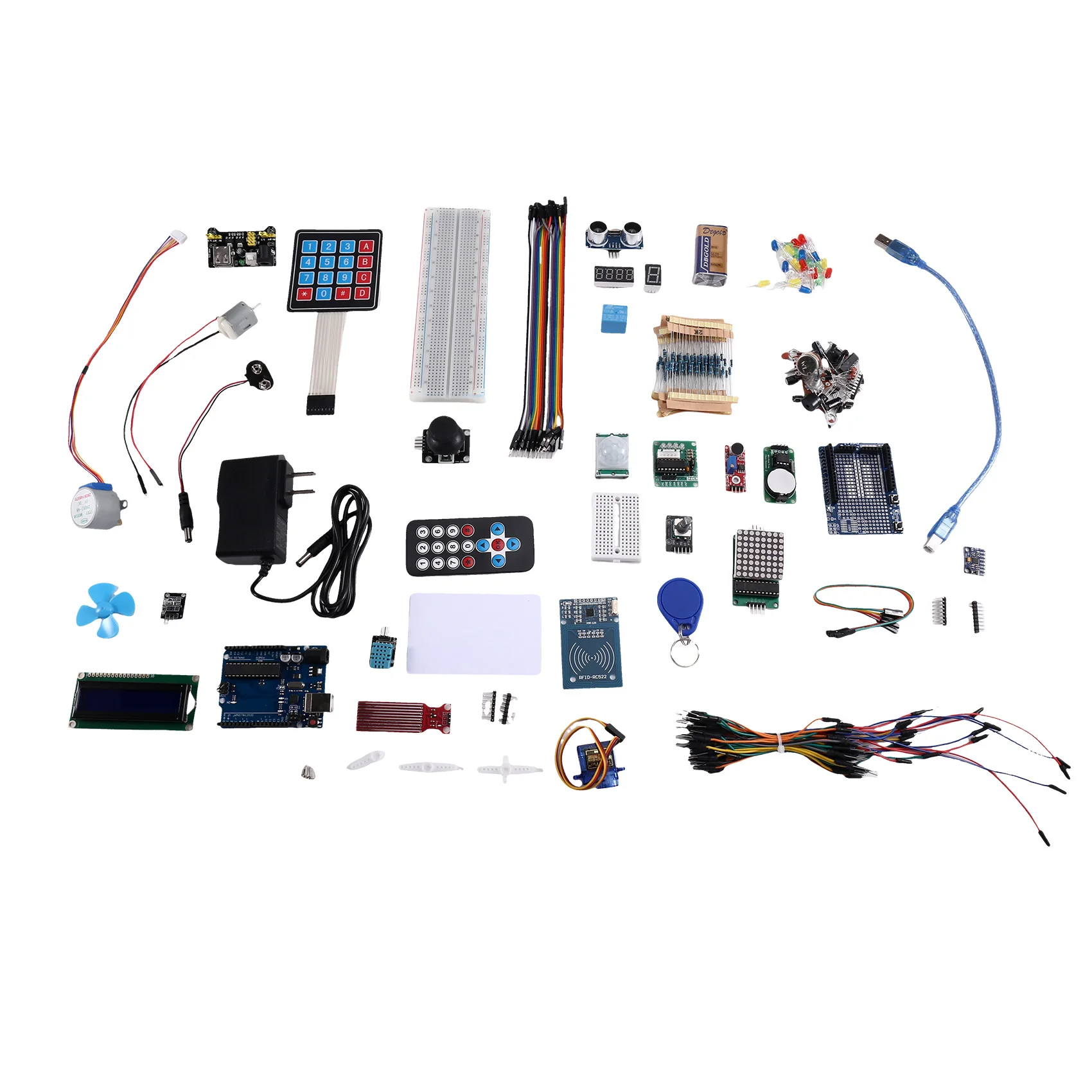 Carte de développement améliorée UNO R3 pour Arduino, prise US-Y47A