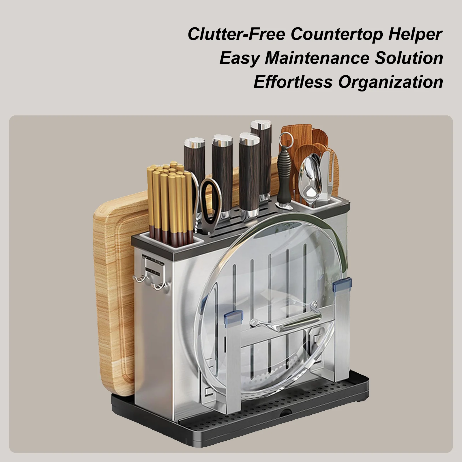 

Стойка для разделочной доски, настенная подставка для кухонной утвари, кухонная подставка для хранения ложки для общежития, отеля, ресторана, квартиры