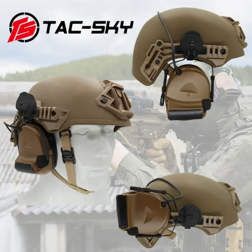 TS TAC-SKY COMATC II Tactical Helmet Wendy Bracket Version for Airsoft Hunting Sports Compatible with TEAM WENDY 3.0 Rail Helmet