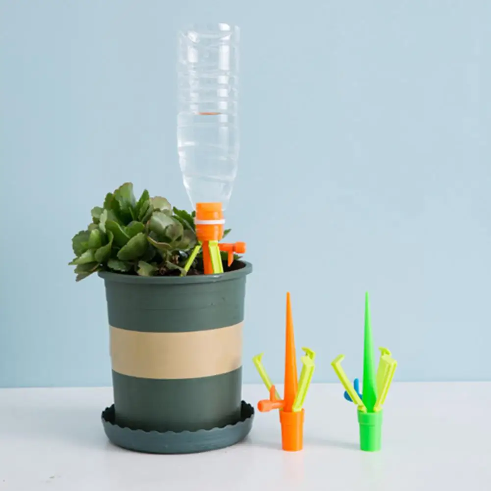 

12 Pcs Plant Self Watering Spikes Adjustable Water Flow Spike Plant Drip Irrigation System with Drip Control Valve Switch