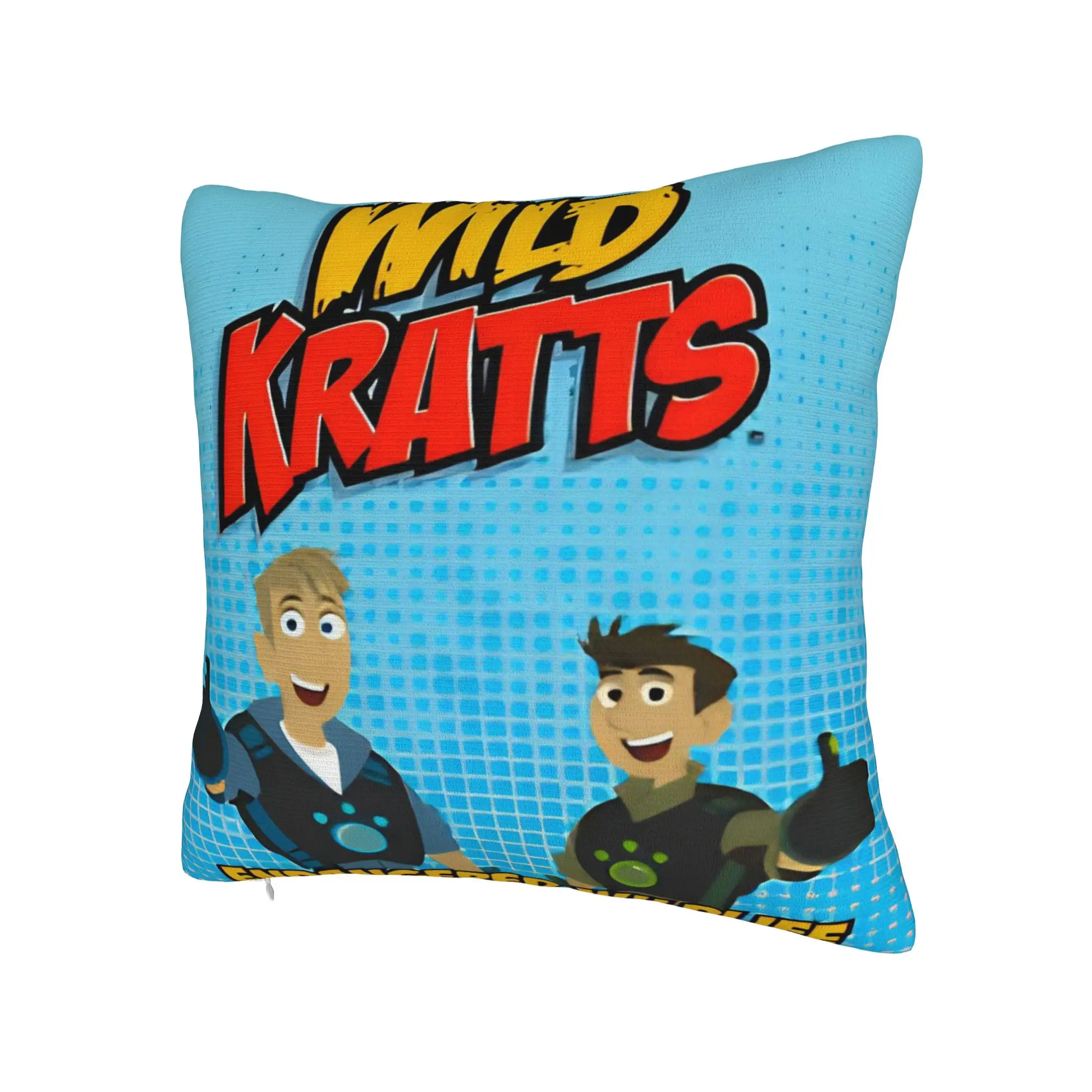 Decorative Pillowcases Wild Kratts Cartoon Merch Living Room  Throw Pillow Case Cover Drop Shipping Multi Size