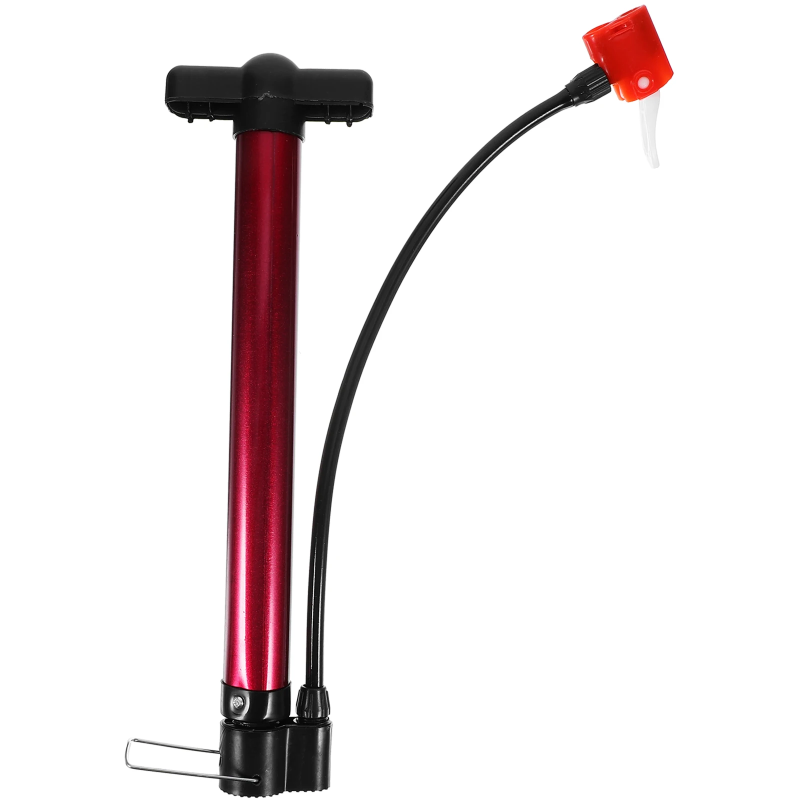 

Lightweight Portable Bike Air Pump Long Aluminum Alloy Barrel Multi-Valve Lockable for Bicycle Vehicle Basketball Football Ball