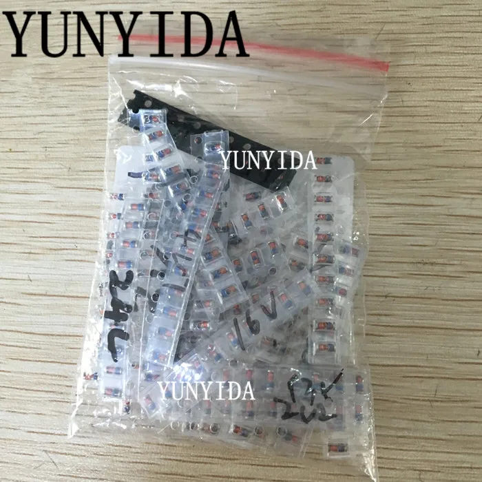 LL34 SMD Zener diode package 1/2W 2v-39v 30 values *10pcs=300pcs  Assorted Kit