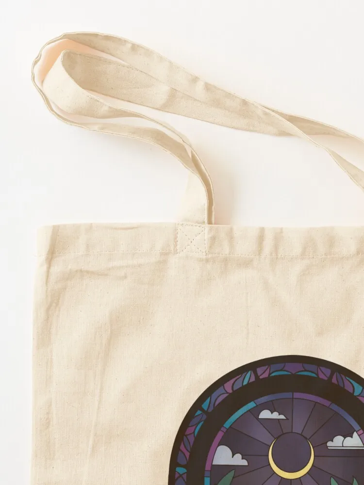 Midnight Stained Glass Window Tote Bag tote bag screen tote bags aesthetic personalized Women's shopper