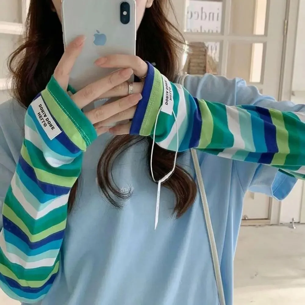 夏の日焼け止めスリーブ2枚組-カラフルで通気性のあるアイスシルク製耐久性のあるスリーブカバー-uvカット用