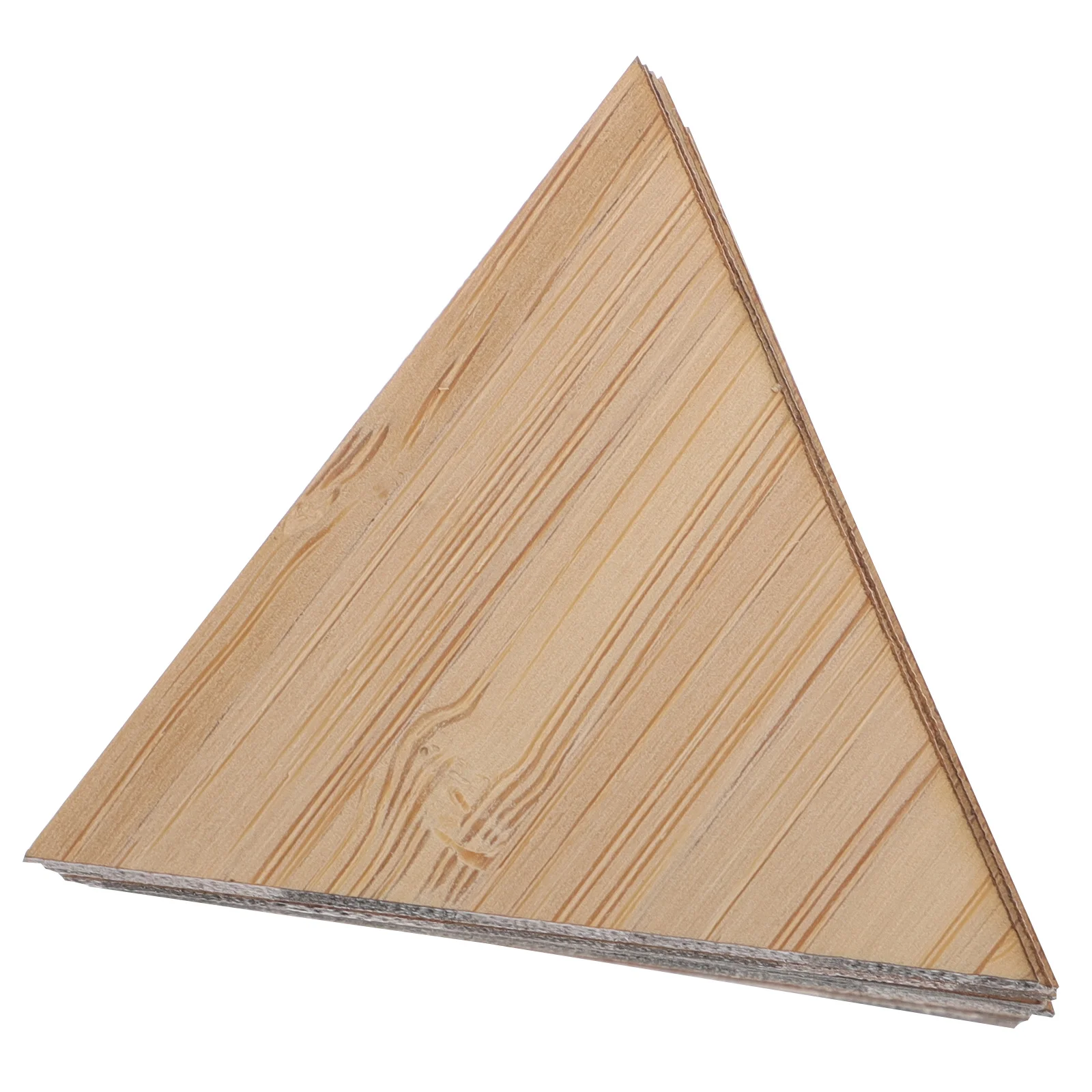 

15Pcs DIY Handicraft Painting Materials Triangle Bamboo Chips Unfinished Pieces for Handmade Ornaments Personalized