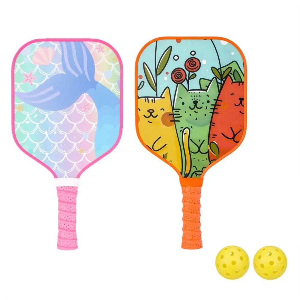 

Русалка Cat Pickleball Paddle Toys Сотовый сердечник с 2 Pickleballs Набор весла Pickleball Легкий мультфильм