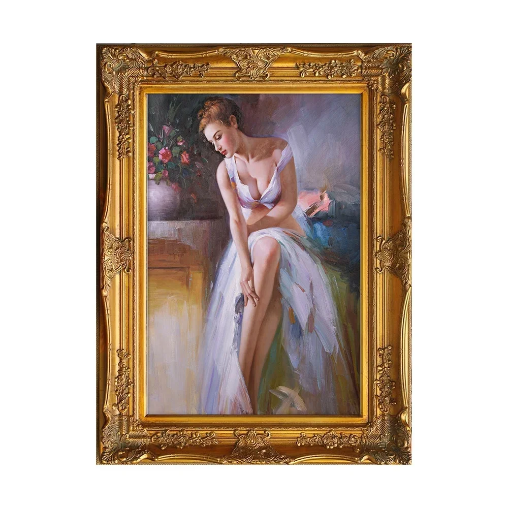 Art Supplier Famous Hand Painted Custom Figure Handmade Portrait Oil Painting Reproduction on Canvas Home Wall Decor