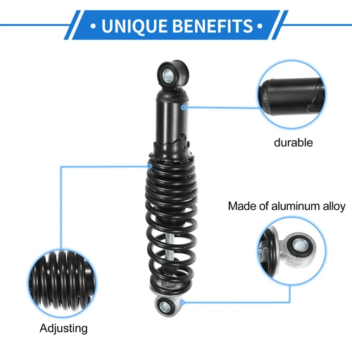 Imagen 2 del producto Motoforti 1 par de amortiguadores de suspensión trasera de motocicleta 280mm 290mm 320mm amortiguadores de suspensión neumática trasera resorte Universal
