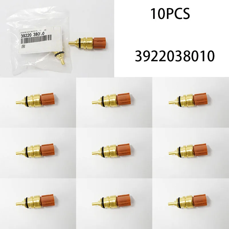 10Pcs 3922038010 39220-38010 Engine coolant temperature sensor For Hyundai Elantra Palisade For Kia Sportage Sedona