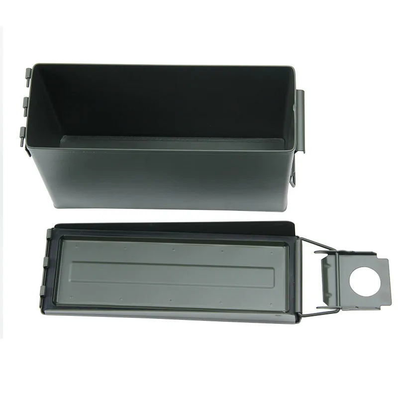 30 Cal Metal Ammo Case Can – Military and  Solid Steel Holder Box for Long-Term Shotgun Rifle Nerf Gun Ammo Storage