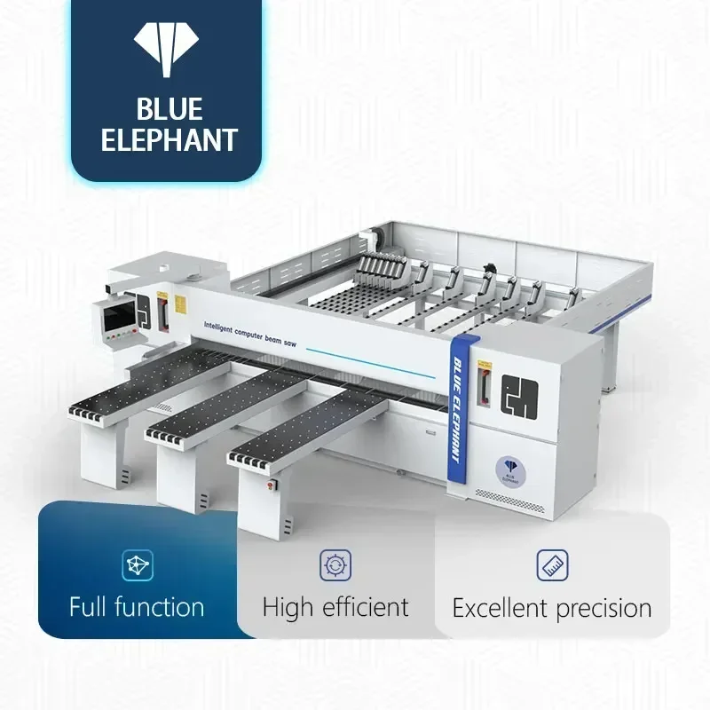 

high quality blue elephant ELECNC-380 High Speed Intelligent Computer Beam Saw for Wood Panel Cutting for sale