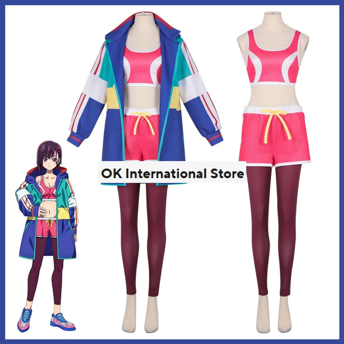 Disfraz de Cosplay de Anime Zom 100 para mujer, ropa deportiva de estilo Hip hop, abrigo Sexy, traje de fiesta, lista de los muertos, Mikazuki Shizuka