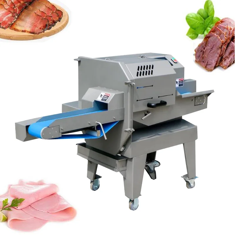 Automatic Cooked Beef Slices Bacon Cut Machine Cooked Meat Slicer