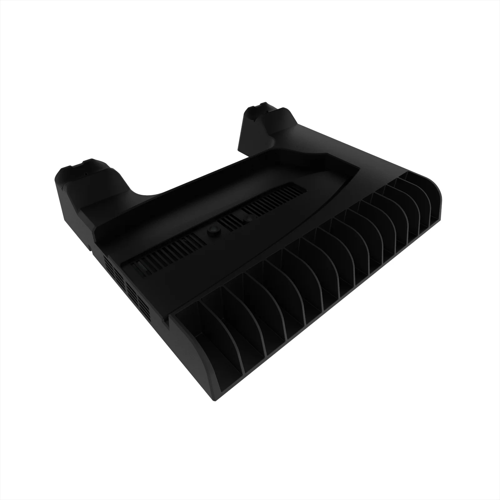 Многофункциональная охлаждающая подставка для консоли PS5 Pro Slim с крючками для зарядного устройства контроллера и хранилищем дисков