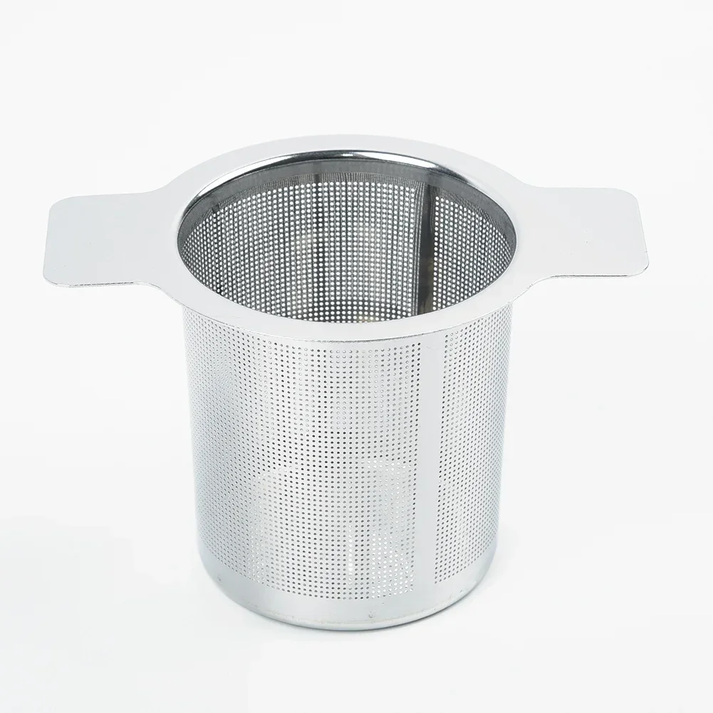 

New Fashion High Quality Stainless Steel Dual Ear Fine Tea Strainer Mesh Filter Strainer Tea Infuser Fine Practical