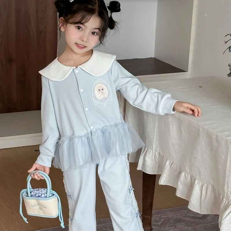 

2025 Girls Autumn Jacket, Korean Cartoon Print Mesh Princess Coat for Kids Outdoor Wear