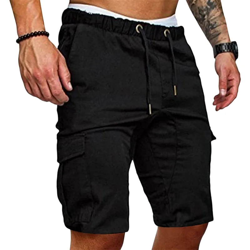 

Mens Cargo Shorts Elastic Waist Outdoor Relaxed Fit Sport Shorts Jogger SweatShorts