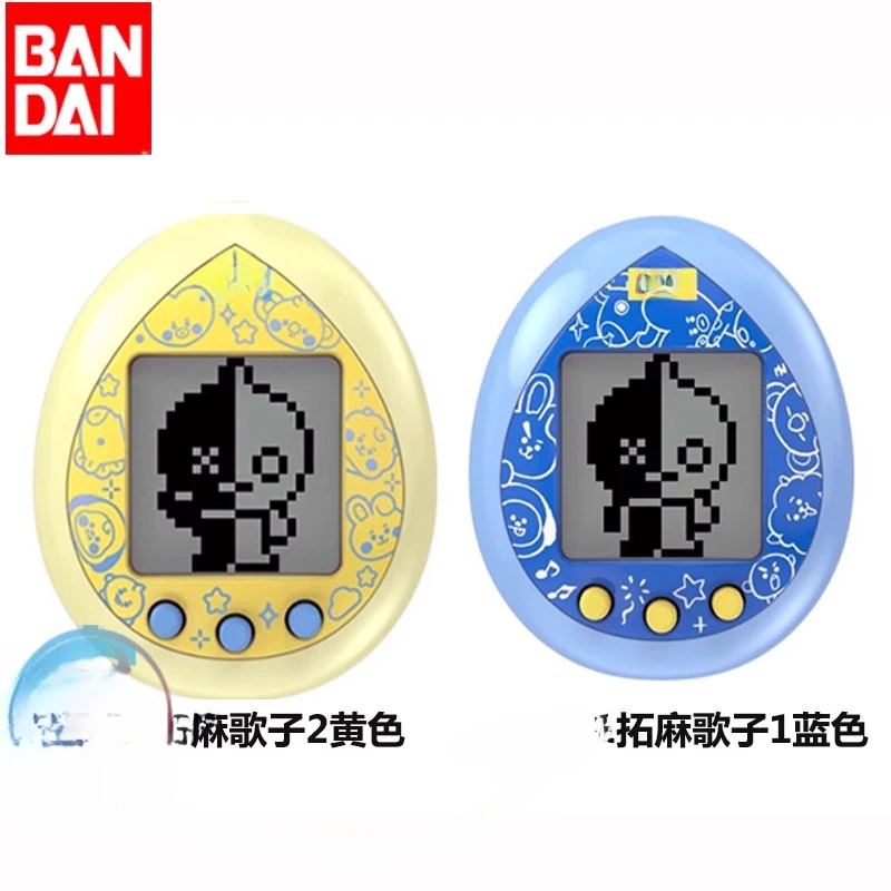 Bandai Takumako Tamagotchi Electronic Pet Egg Machine Blue/Yellow Spot Birthday Gift Anime Model