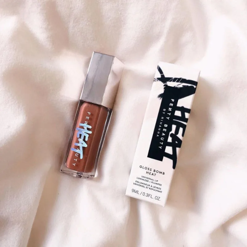 Fashion Fenty Beauty Lip Glaze Moisten Shine Glitter Lip Plumper Makeup للمبتدئين أحمر الشفاه السائل مستحضرات التجميل النسائية