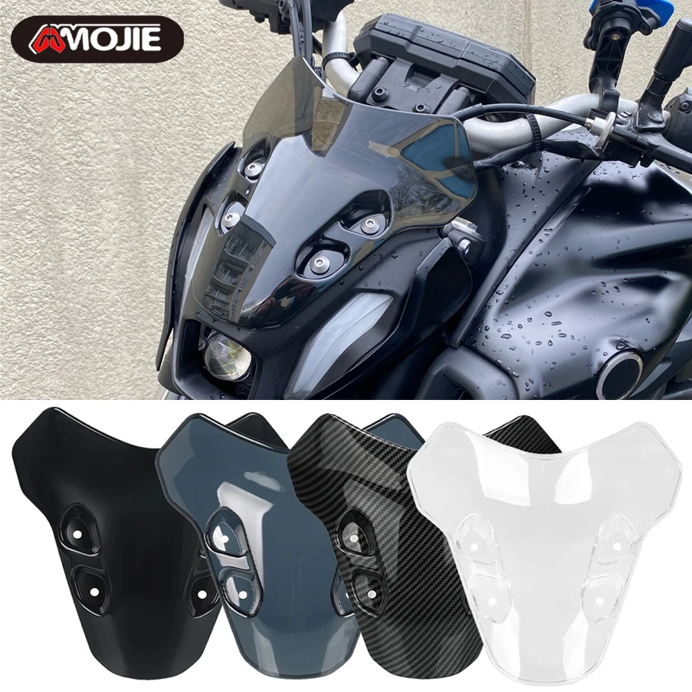 WindScreen Screen Protector Wind Shield For YAMAHA MT07 MT-07 MT 07 2021 2022 2023 2024 Double Bubble Windshield Deflector