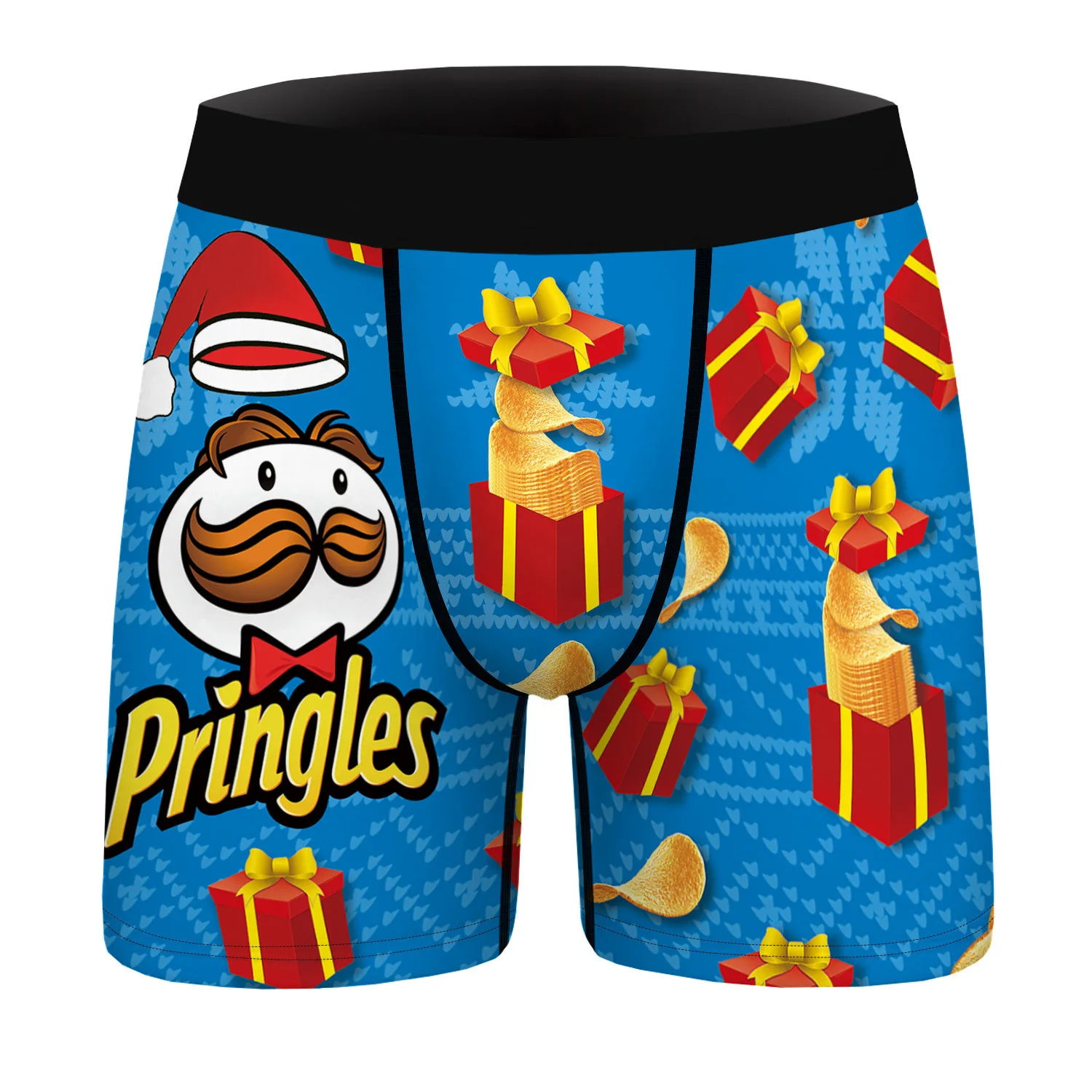 Cartoon Animated Snacks 3d Printed Versatile Shorts For Men Hot Selling Funny Series Cute Tight Shorts