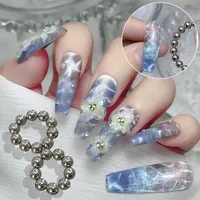 20Pcs/Set 5mm Round Magnet Beads Water Ripple Cat Eyes Magnet for Nail Gel Polish Multi-function Magnetic Balls Nail Art Tools