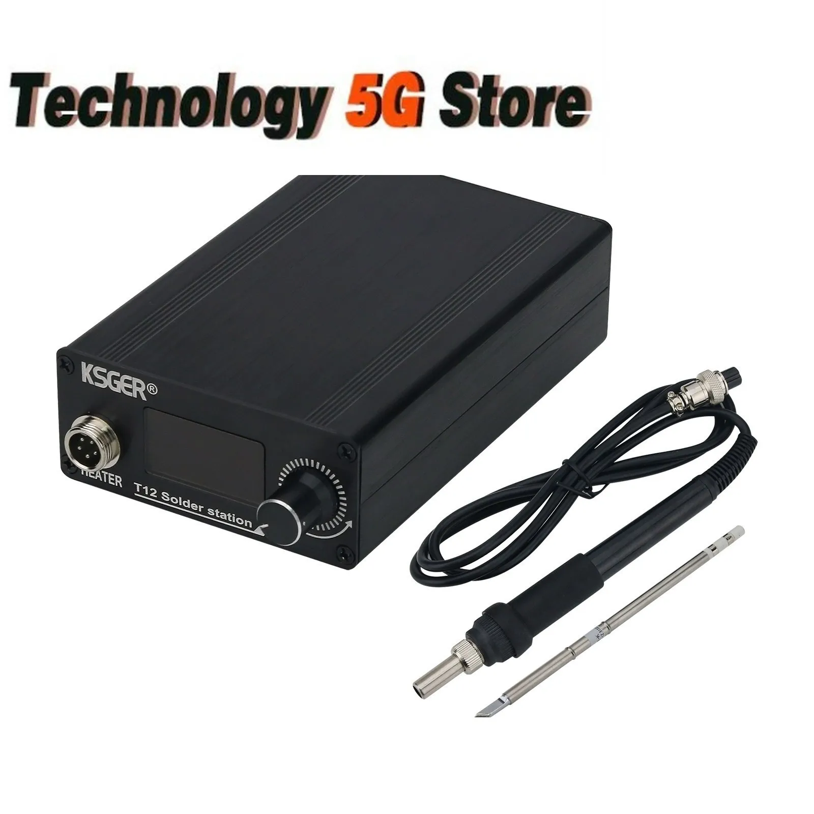 

KSGER T12 STM32 V2.1S Комплект паяльной станции 120 Вт Паяльная станция с паяльным жалом T12-K