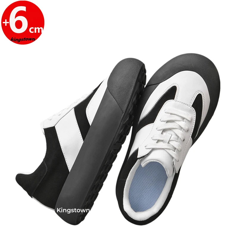 

Men's Elevator Shoes Height Increase 6cm Chunky Fashion Casual Sports Sneakers Panda