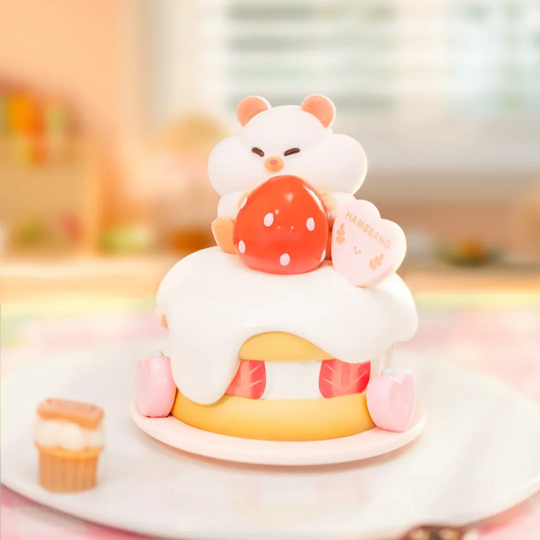 Kawaii Hamster Dessert Serie Blind Box Spielzeug für Mädchen Trendy Surprise Collection Modell Geschenk Caig Ciega Puppe Überraschungstasche